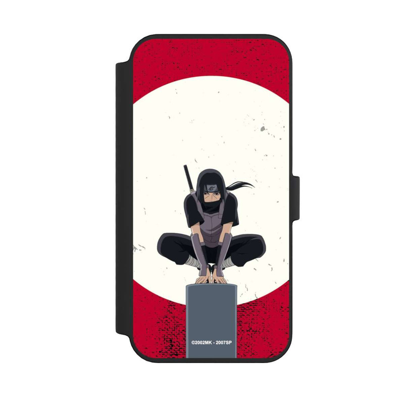 iPhone 14 Pro Max NIVOflip Itachi Uchiha Symbol Roter Hintergrund