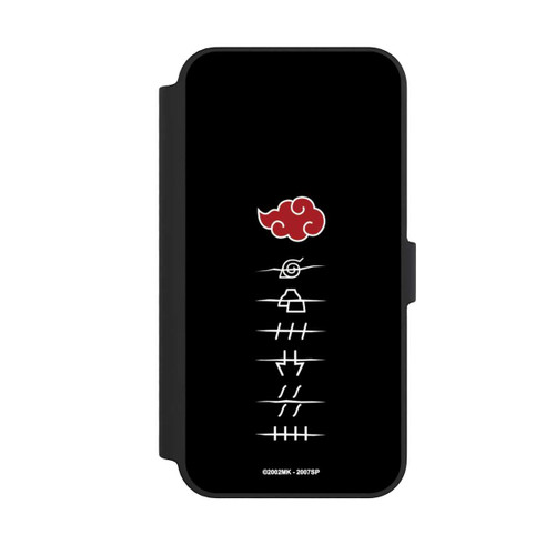 Apple iPhone 14 Pro Max NIVOflip Symboles des membres de l'Akatsuki noirs