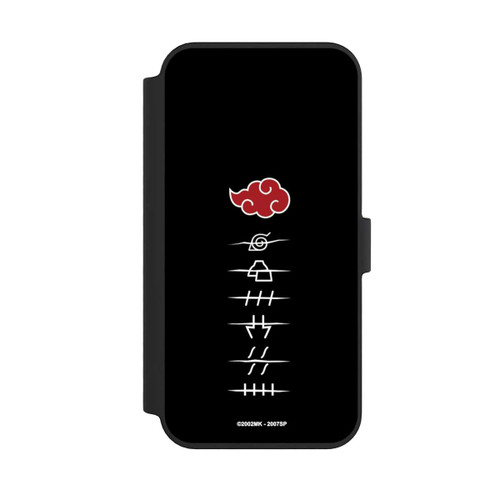 Apple iPhone 14 Pro Max NIVOflip Akatsuki Mitgliedssymbole Schwarz