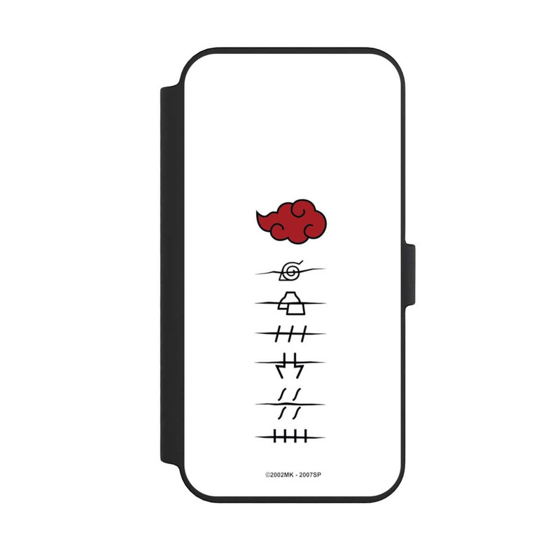 iPhone 14 Pro Max NIVOflip Akatsuki Mitgliedersymbole Weiß