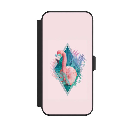 Apple iPhone 14 Pro Max NIVOflip Tropical Leaves Flamingo