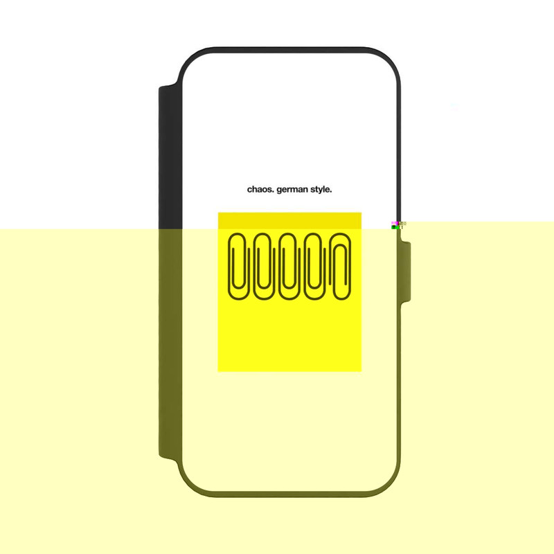 iPhone 14 Pro Max NIVOflip Deutsches Chaos