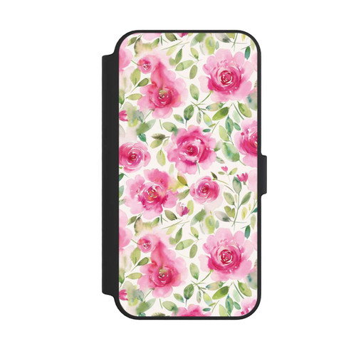 Apple iPhone 14 Pro Max NIVOflip Aquarell Frische Rosen