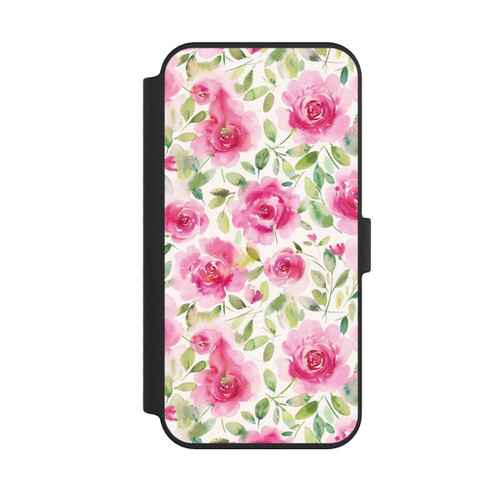 Apple iPhone 14 Pro Max NIVOflip Aquarell Frische Rosen