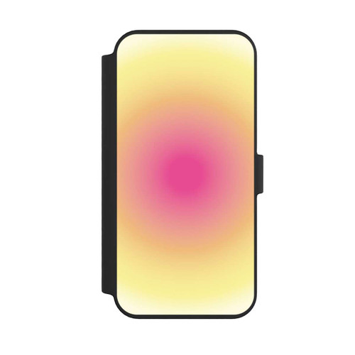 Apple iPhone 14 Pro Max NIVOflip Aura yellow pink circle