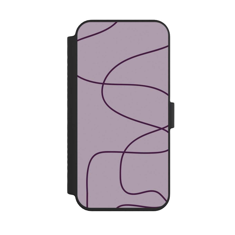 iPhone 14 Pro Max NIVOflip Lila Dünne Linien