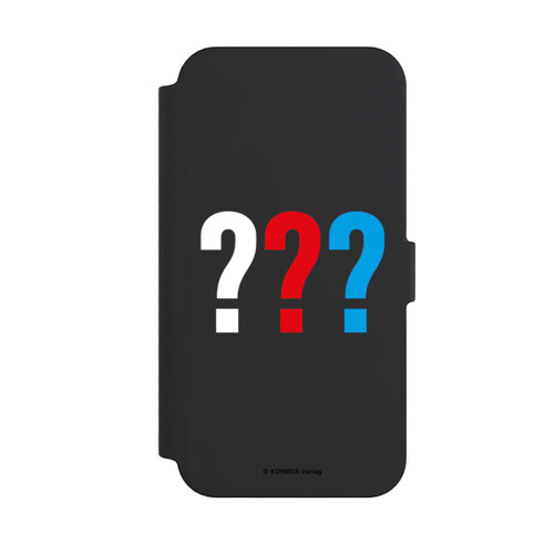 Apple iPhone 14 Pro Max NIVOflip Die Drei Fragezeichen Logo Transparent