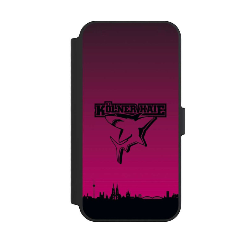 iPhone 14 Pro Max NIVOflip Kölner Haie Skyline Pink