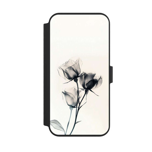 Apple iPhone 14 Pro Max NIVOflip Schwarze Blume