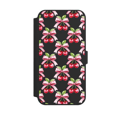 Apple iPhone 14 Pro Max NIVOflip Cherry Bow Art with AI