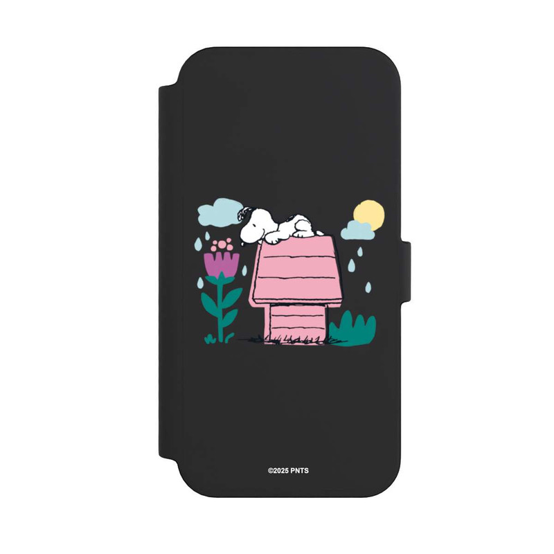 iPhone 14 Pro Max NIVOflip Snoopy Hundehütte Frühling transparent