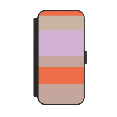 Apple iPhone 14 Pro Max NIVOflip Moca Lila Orange Stripes