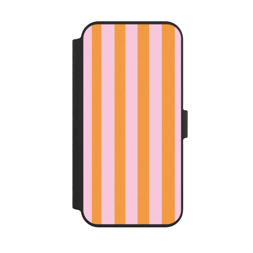 Apple iPhone 14 Pro Max NIVOflip Orange Rosa Streifen