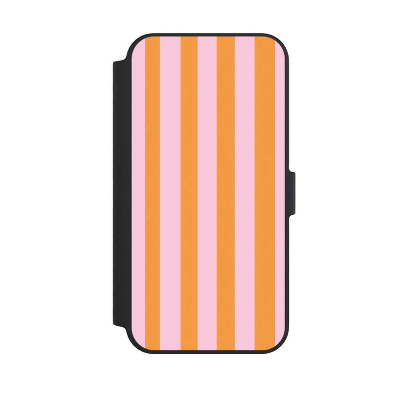 iPhone 14 Pro Max NIVOflip Orange And Pink Stripes