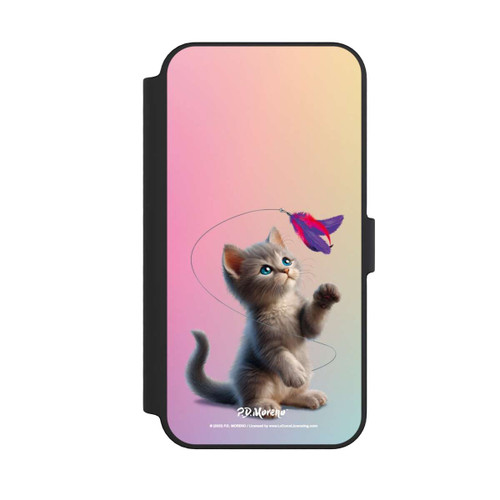 Apple iPhone 14 Pro Max NIVOflip Playing Cat with Feather
