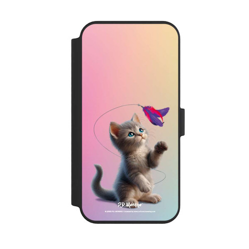 Apple iPhone 14 Pro Max NIVOflip Playing Cat with Feather