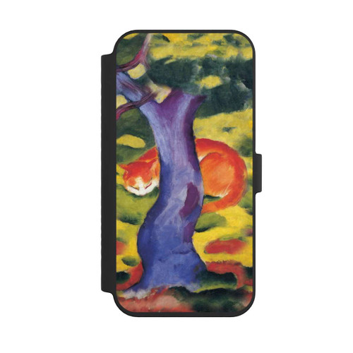 Apple iPhone 14 Pro Max NIVOflip Cat Behind Tree by Franz Marc