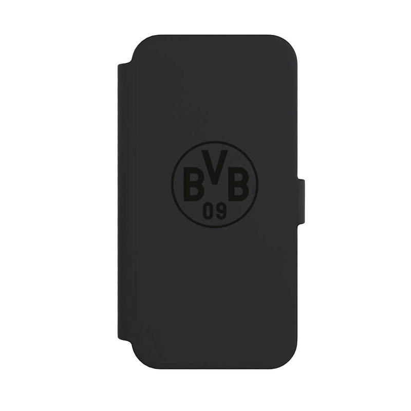 iPhone 14 Pro Max NIVOflip BVB Logo Schwarz Transparent