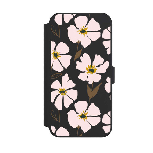 Apple iPhone 14 Pro Max NIVOflip Simple Pastell Flowers Rose Transparent