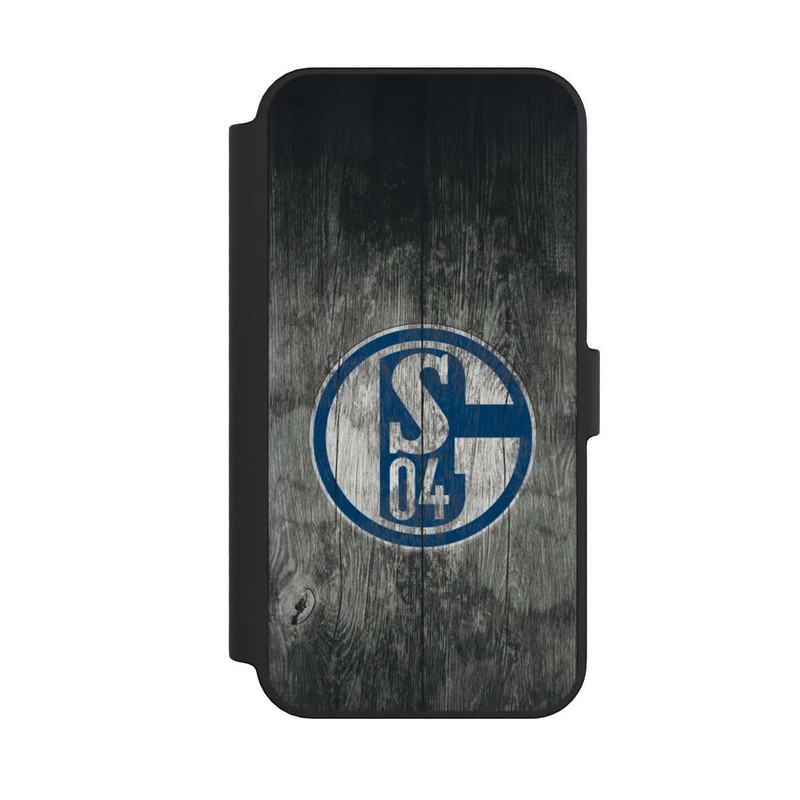 iPhone 14 Pro Max NIVOflip Schalke 04 Holz Look
