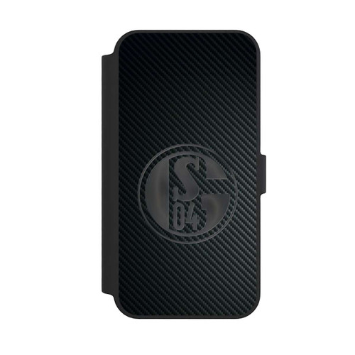 Apple iPhone 14 Pro Max NIVOflip Schalke 04 Carbon Look