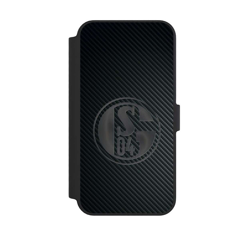 iPhone 14 Pro Max NIVOflip Schalke 04 Carbon Look
