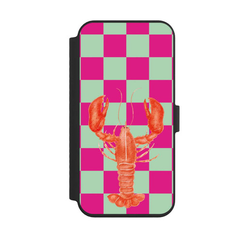 Apple iPhone 14 Pro Max NIVOflip Pink Checkers Lobster
