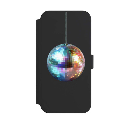 Apple iPhone 14 Pro Max NIVOflip Discokugel Party Blau Gold Transparent mit KI