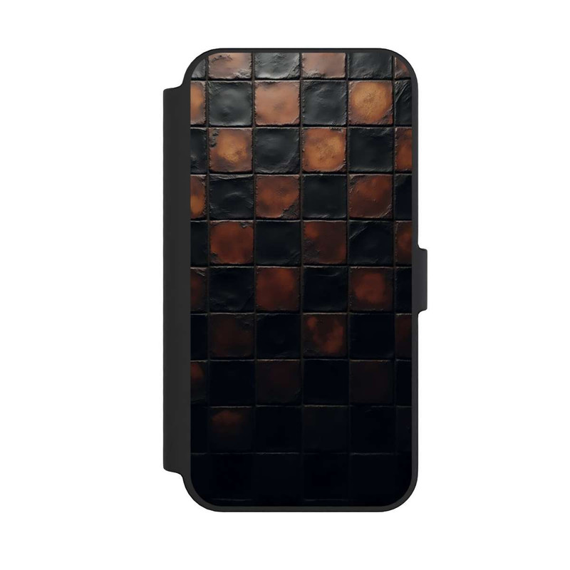 iPhone 14 Pro Max NIVOflip Checked Pattern Metallic Look with AI