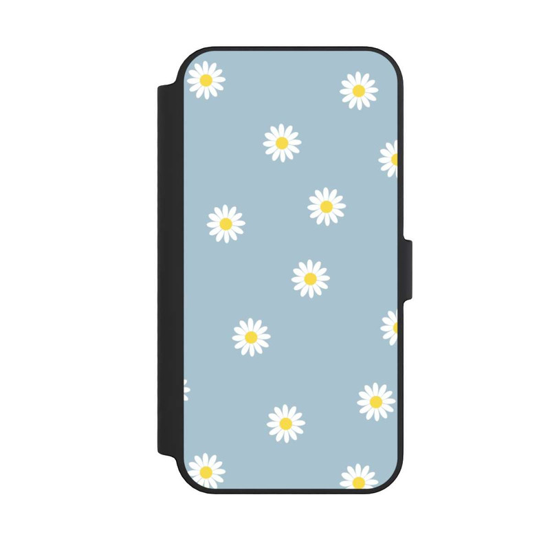 iPhone 14 Pro Max NIVOflip Gänseblümchen Muster Blau