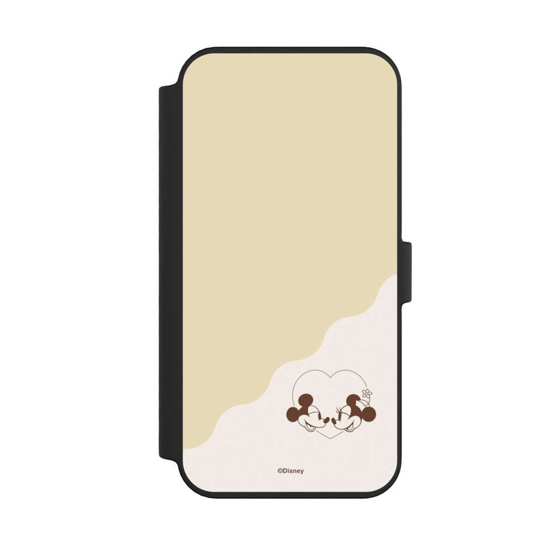 iPhone 14 Pro Max NIVOflip Mickey and Minnie Love Heart Beige