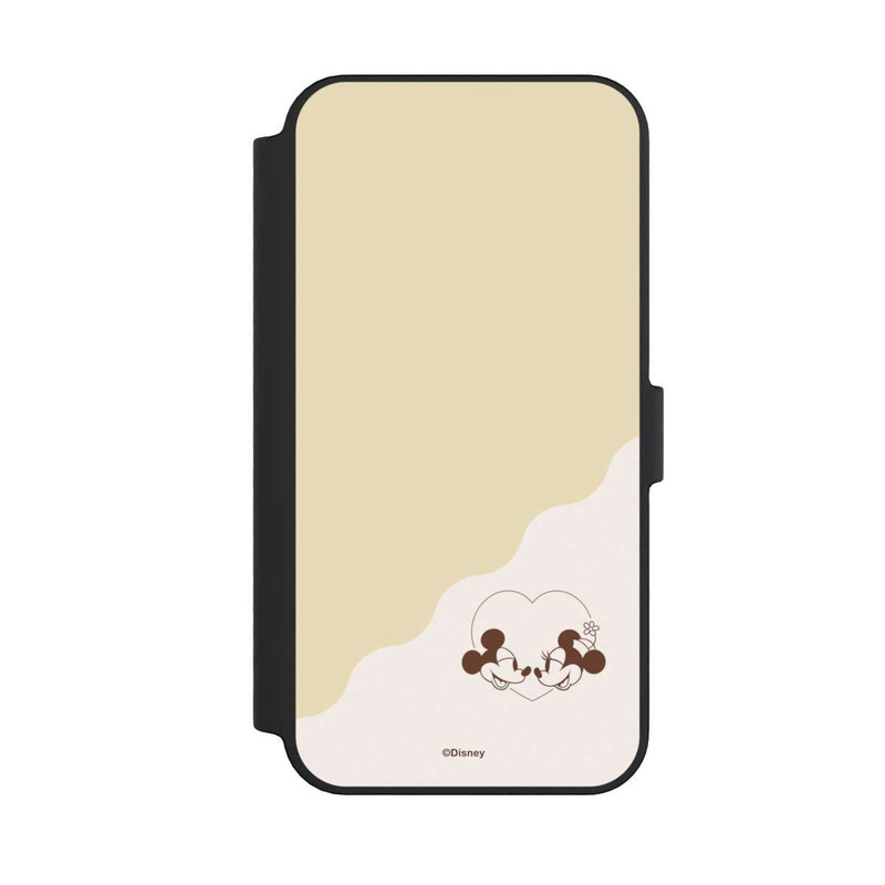 iPhone 14 Pro Max NIVOflip Mickey and Minnie Love Heart Beige