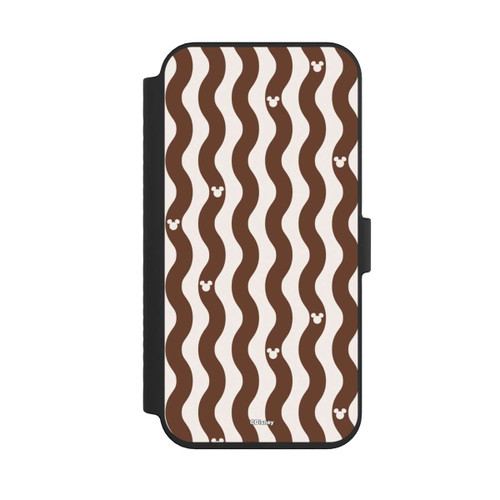 Apple iPhone 14 Pro Max NIVOflip Micky Maus Muster Braune Wellen