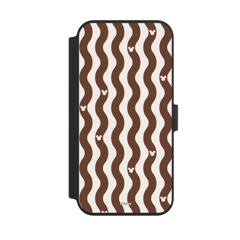iPhone 14 Pro Max NIVOflip Micky Muster Braune Wellen