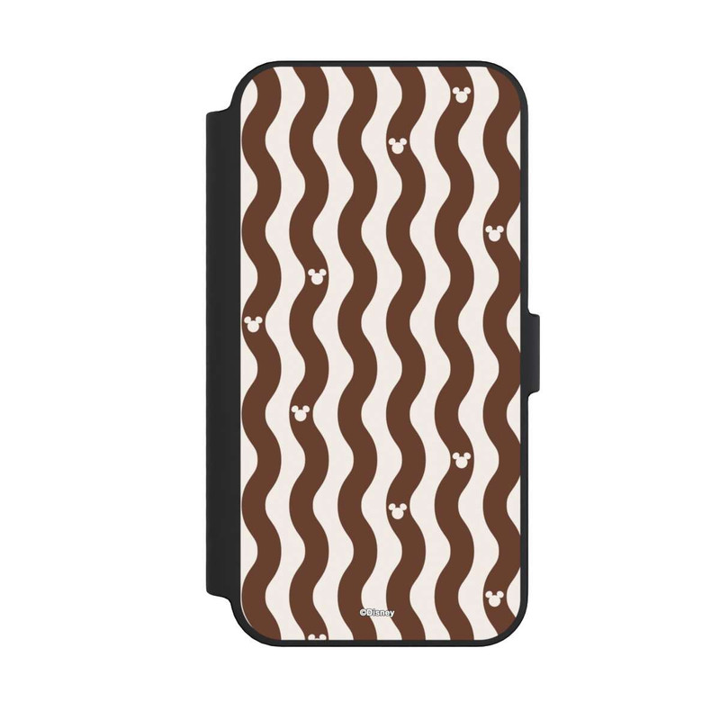iPhone 14 Pro Max NIVOflip Mickey Mouse Brown Pattern Waves