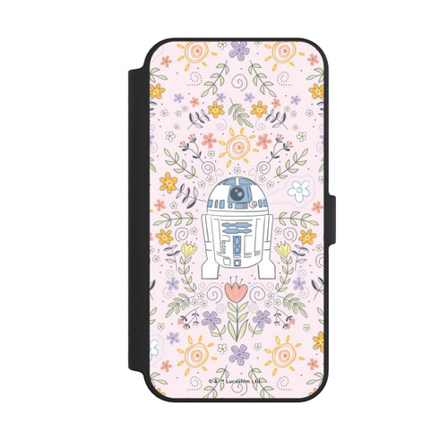 Apple iPhone 14 Pro Max NIVOflip R2D2 Blumen Muster