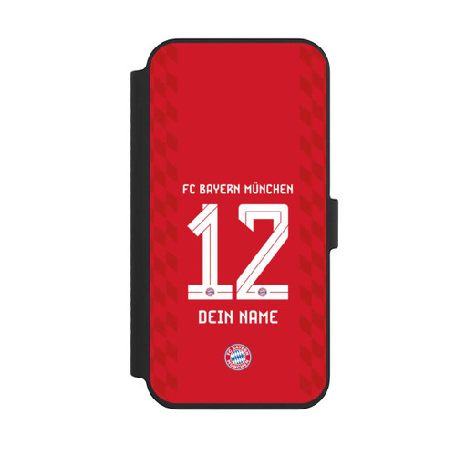 Apple iPhone 14 Pro Max NIVOflip FC Bayern München Trikot Personalisierbar 25-26