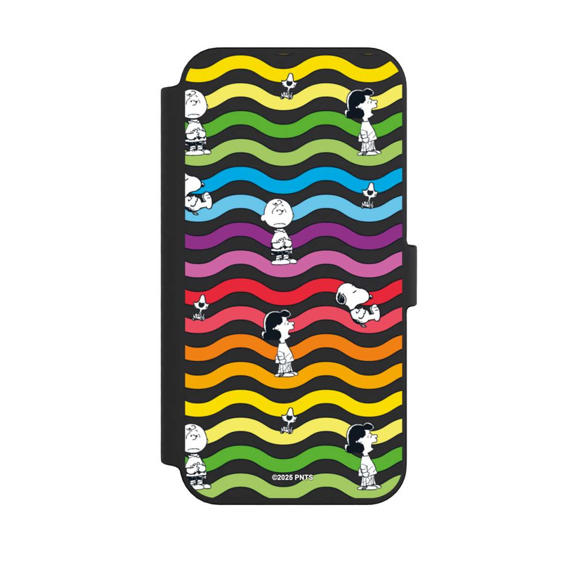 iPhone 14 Pro Max NIVOflip Snoopy Pattern Rainbow Transparent