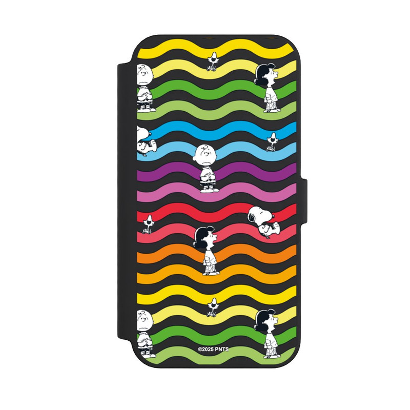 iPhone 14 Pro Max NIVOflip Snoopy Pattern Rainbow Transparent