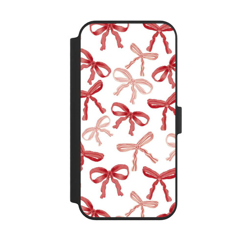 Apple iPhone 14 Pro Max NIVOflip Rote Schleifen Muster