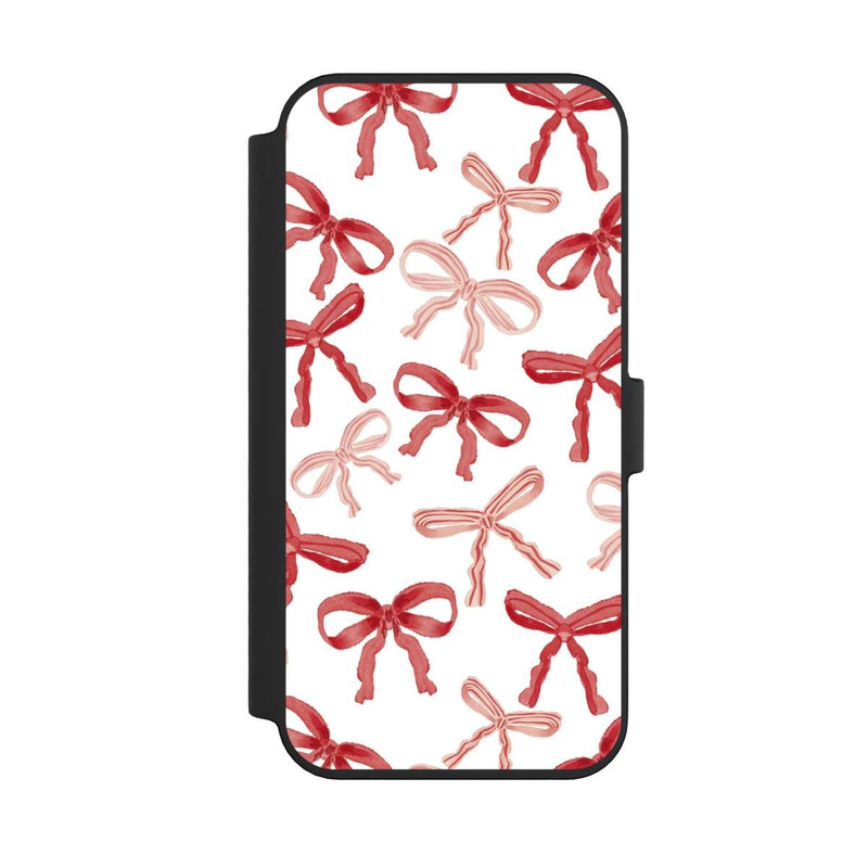 iPhone 14 Pro Max NIVOflip Rote Schleifen Muster