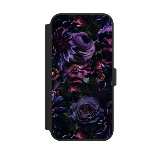 Apple iPhone 14 Pro Max NIVOflip Dunkle Lila Blüten 