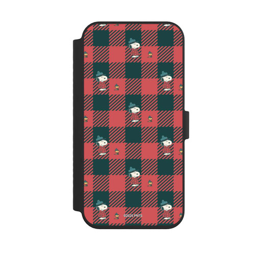 Apple iPhone 14 Pro Max NIVOflip Peanuts Rot Schottenmuster