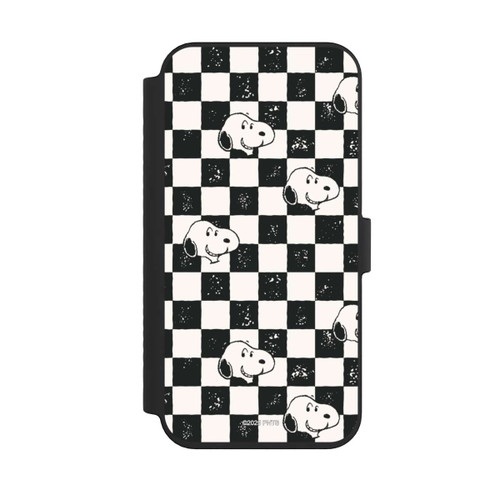 Apple iPhone 14 Pro Max NIVOflip Snoopy Heads Checked Pattern