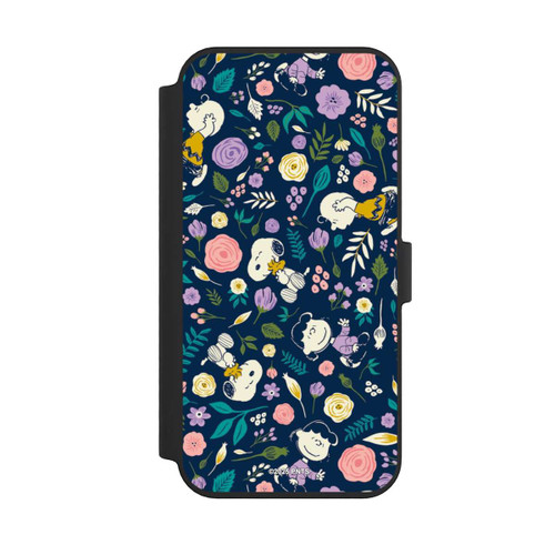 Apple iPhone 14 Pro Max NIVOflip Peanuts Dark Flower Pattern