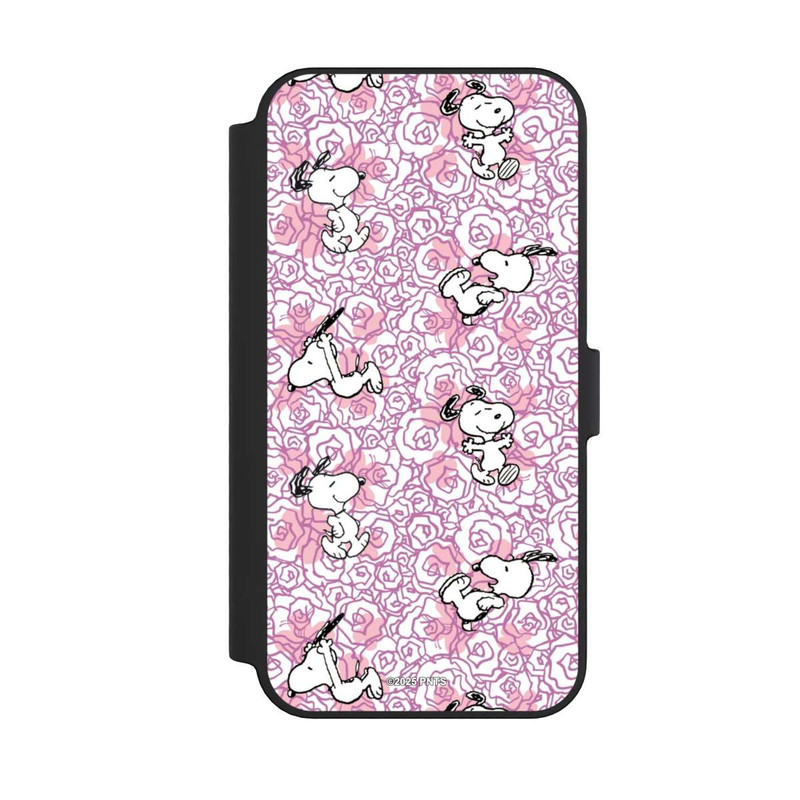 iPhone 14 Pro Max NIVOflip Peanuts Pink Roses Pattern