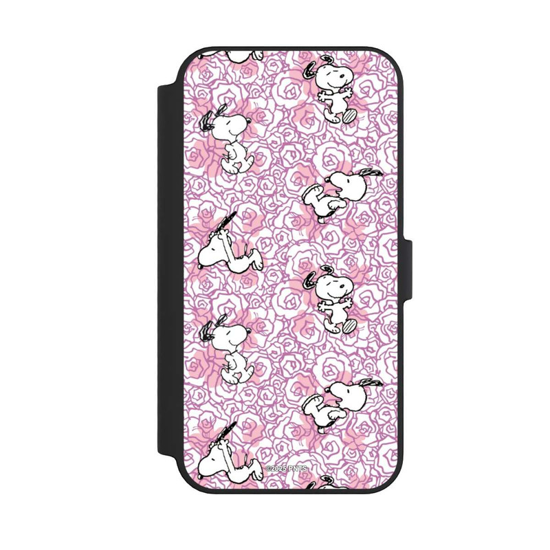 iPhone 14 Pro Max NIVOflip Peanuts Pink Roses Pattern