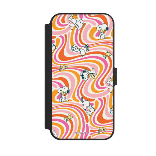 Apple iPhone 14 Pro Max NIVOflip Peanuts Hippie Pattern Orange