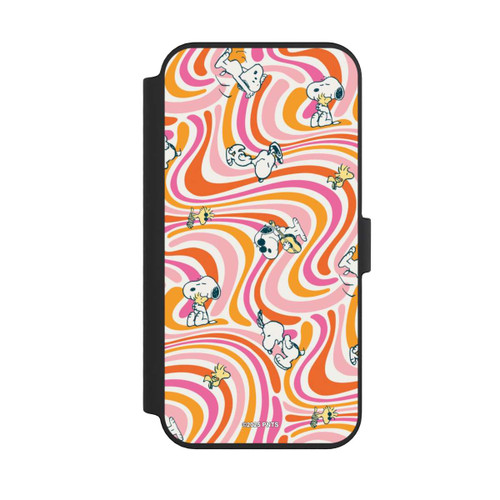 Apple iPhone 14 Pro Max NIVOflip Peanuts Hippie Pattern Orange