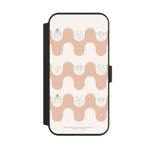Apple iPhone 14 Pro Max NIVOflip Winnie Puuh und Freunde Wellenmuster